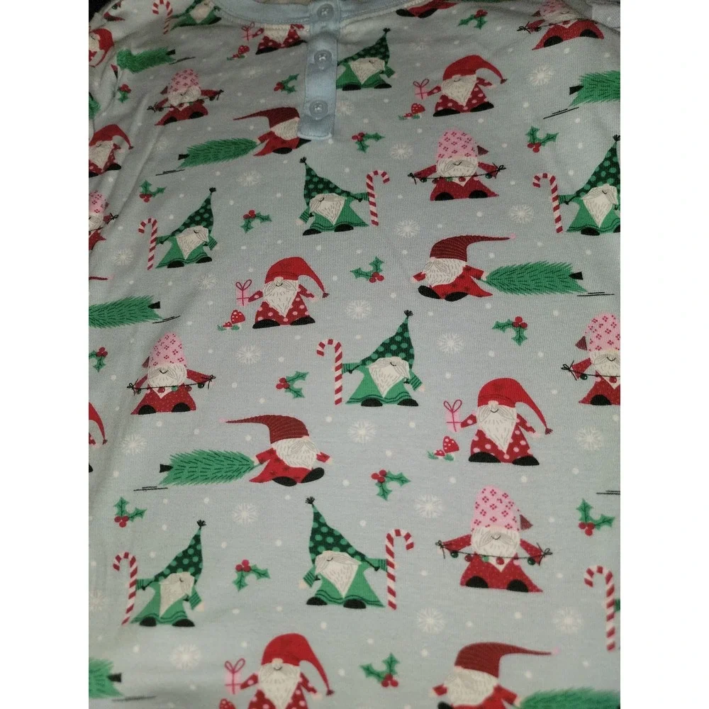 Gymboree gnome holiday Christmas pajamas size 10‎ sleep